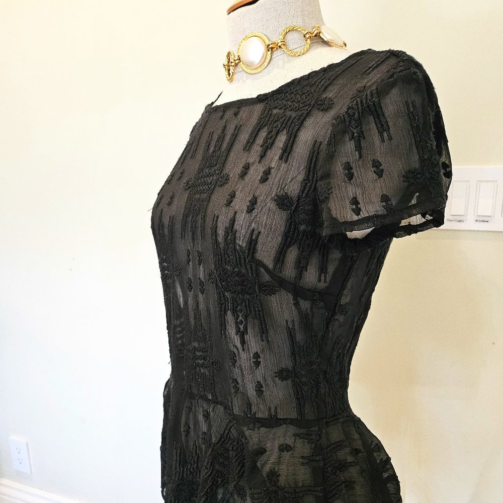 Hunter Bell Peplum Lace Top